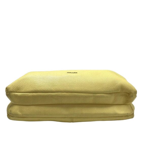 Auth COACH Madison Leather Hobo 27858 Yellow Leather - Shoulder Bag - Picture 5 of 10